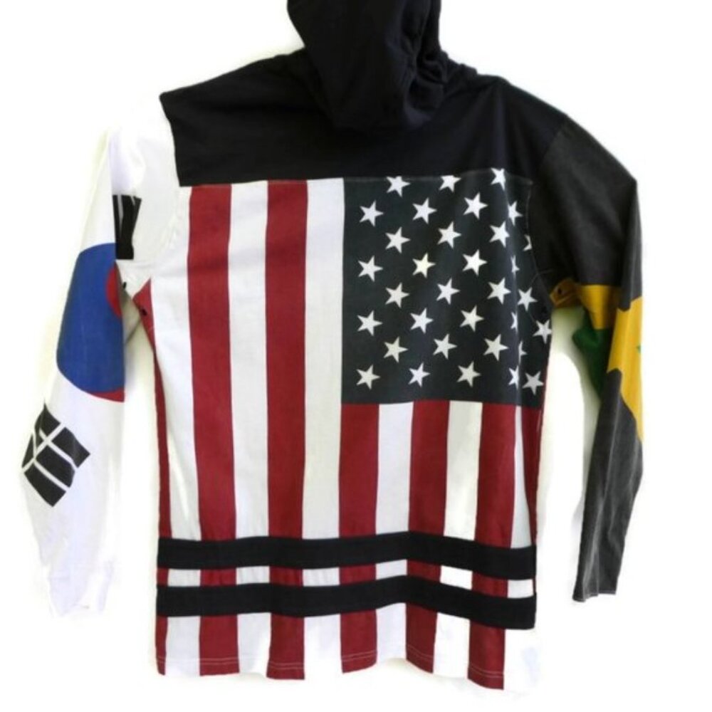 10Deep VCTRY MCMXCV Hoodie Sweatshirt Patriotic Flag Cotton Engineered 2X XXL